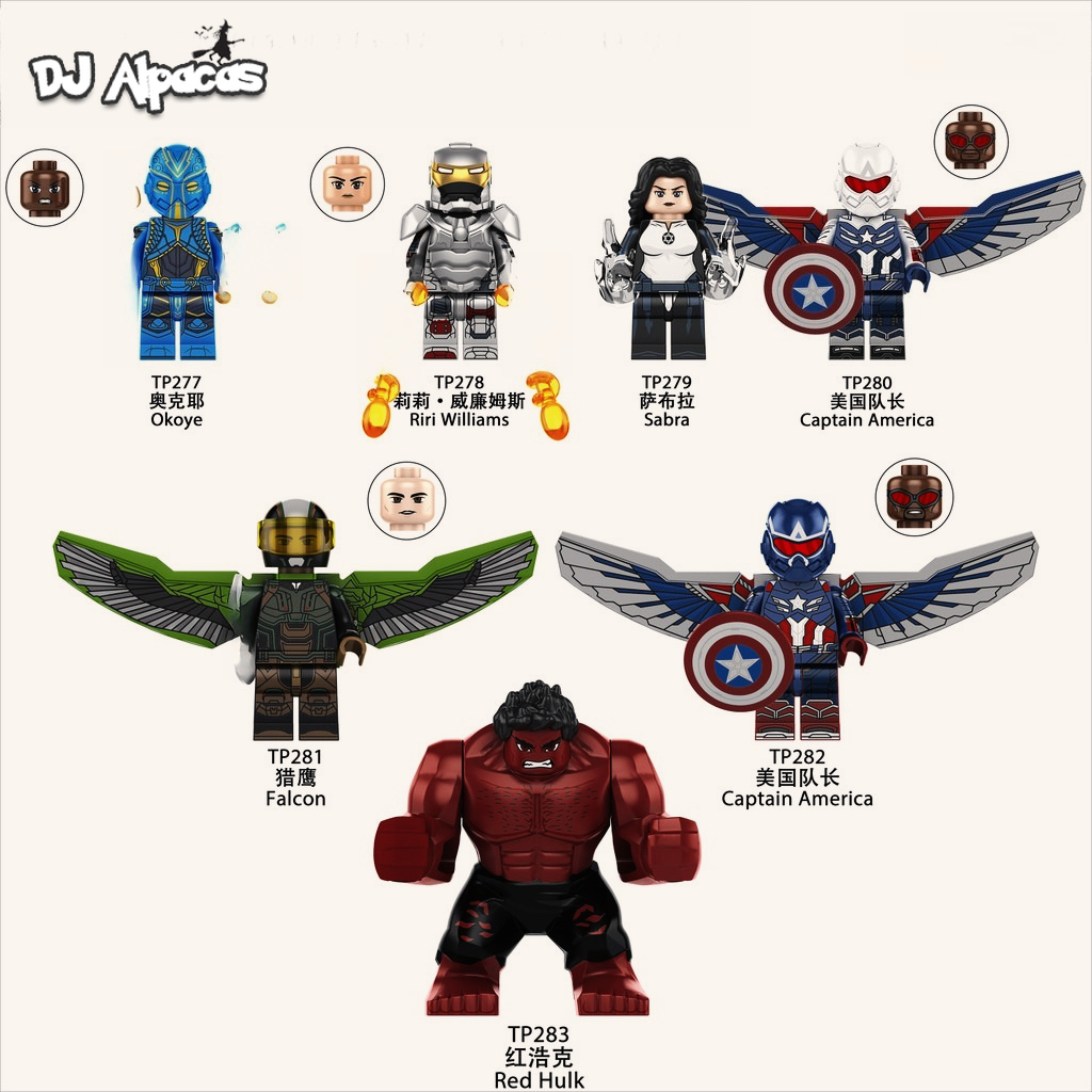 Blocos De Construção Figuras Brinquedo colecao de personagens TP280 TP281 TP282 TP283 em Oferta na Shopee