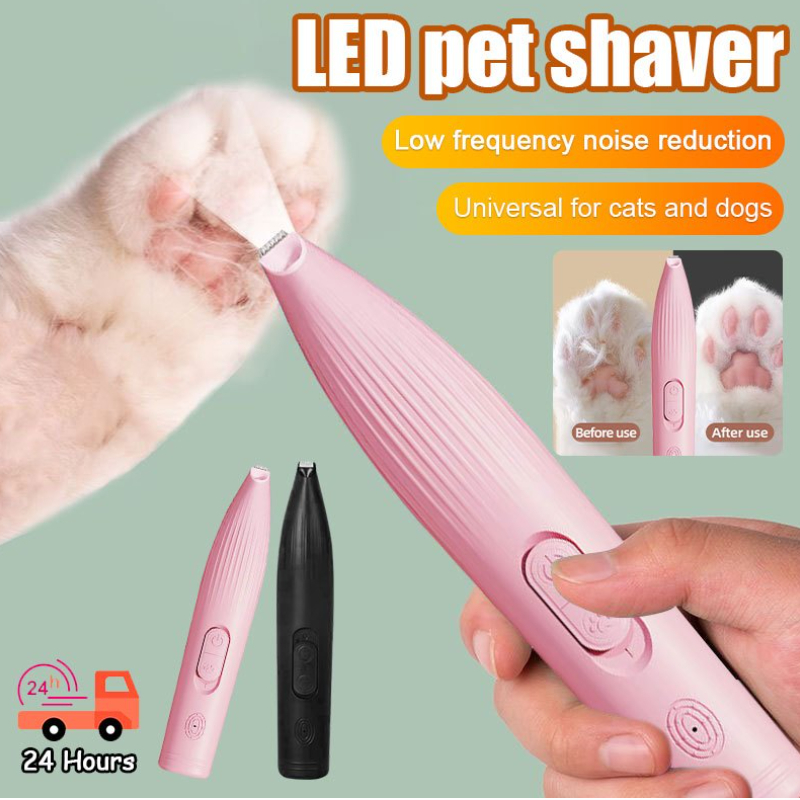 Aparador Elétrico De Pele De Pata De Cachorro , kit De Tosa Para Animais De Estimação , Orelha Sem Fio , Gatos Pequenos 