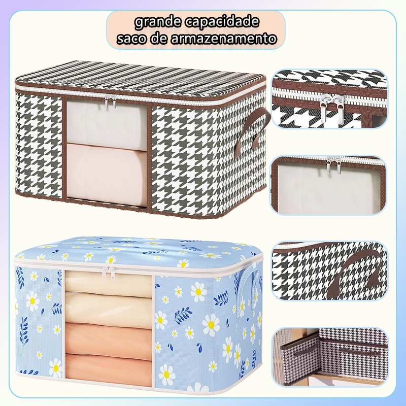 Conjunto de 5 peças Saco de armazenamento multifuncional ecológico à prova de poeira à prova de umidade à prova de inset