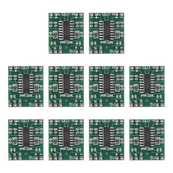 [Bymp] 10 PCS PAM8403 Módulo Super Mini Placa Amplificadora Digital 2 x 3W Classe D 2.5 V A 5 De Potência