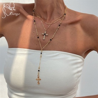 Benge Y2K Cruz Pingente Colar Festa De Férias Retro Moda Presente Do Feriado Acessórios Jóias Carnaval Concerto em Oferta na Shopee