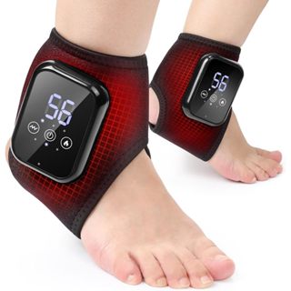 Cinta De Suporte De Tornozelo Com Calor E Massagem , Adequada Para Pés Esquerdo/Direito , Recarregável em Oferta na Shopee