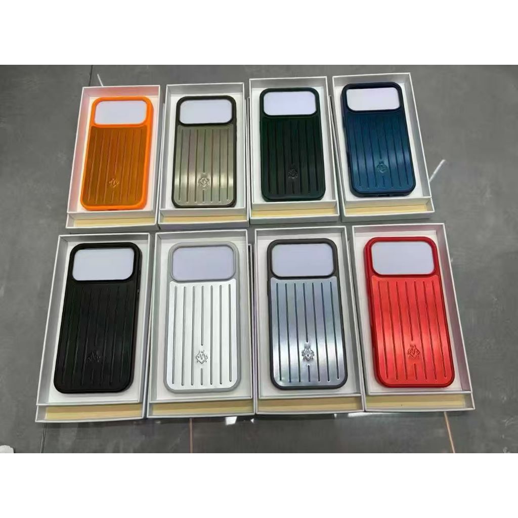 Imagem Capa De Alumínio 3D Para iPhone 17 17pro 17promax 16 Pro Max Telefone 16 15 14 13 12 11 13Mini 14Plus XSMAX XR Mala Cros