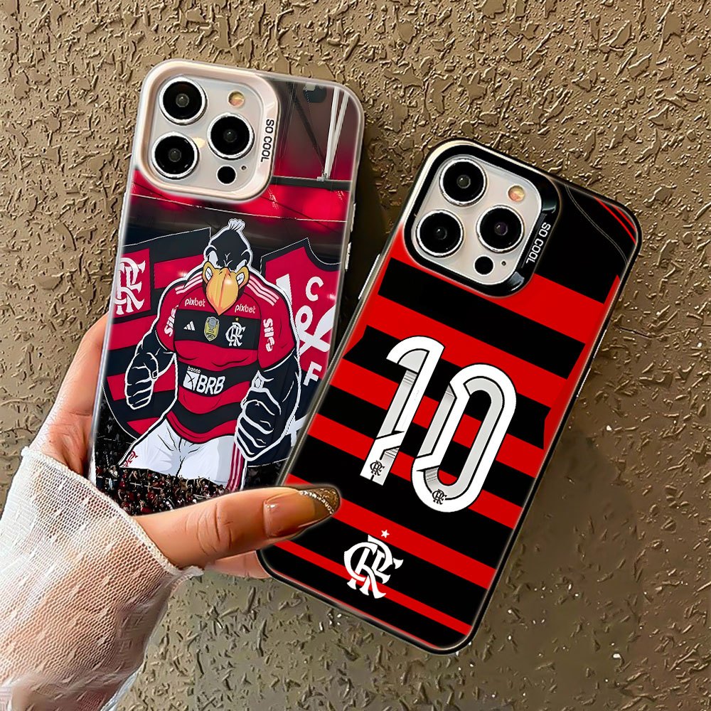 Capa Flamenco Para iPhone 7 8 14 15 16 Plus XS X XR 11 12 13 Pro Max De Telefone Normal
