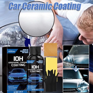 Carro Grafeno Revestimento Cerâmico Protetor Restaurador Auto Polonês & De Tinta Com Esponja Toalha Luvas cupionbr em Oferta na Shopee
