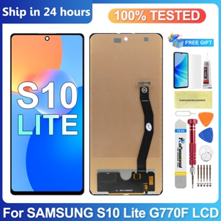 Para Samsung Galaxy S10 Lite Display LCD Montagem Da Tela De Toque SM-G770F ,/DS DSM G770U1 Reparação Sem Defeito em Oferta na Shopee
