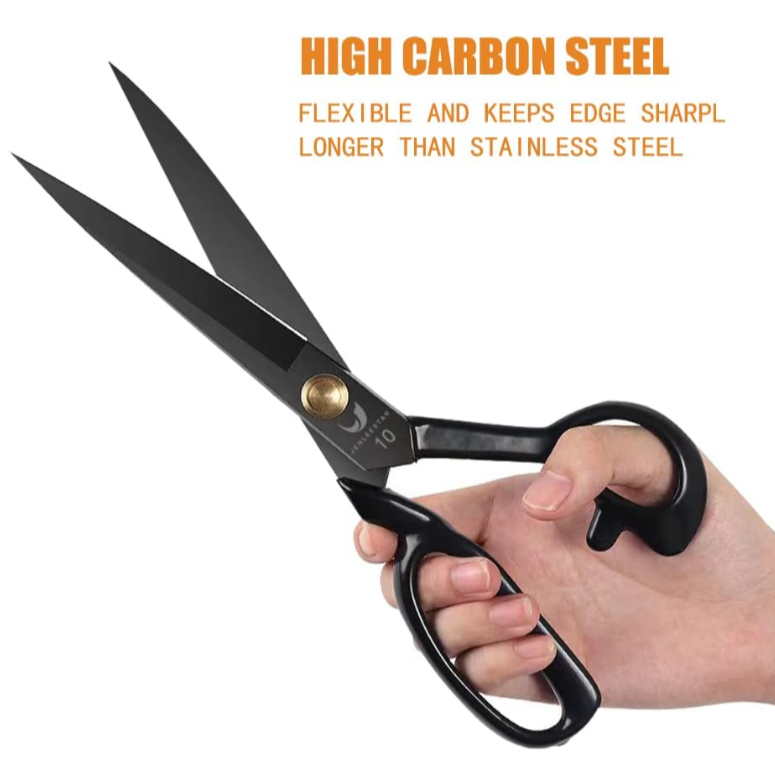 Tesoura de Alfaiate tesoura mundial costuraTitanium Profissional Costureira Tapeceiro Crina 8, 10 Polegadas em Oferta na Shopee