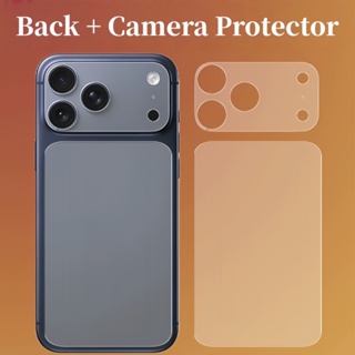 Protetor De Tela Traseira Fosco PET + Lente De Câmera Para iPhone 17 Pro/Max Filme Macio Traseiro em Oferta na Shopee