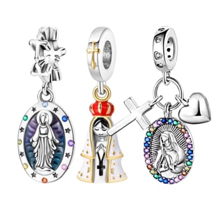 Pingente de contas de coração em prata S925 em Oferta na Shopee