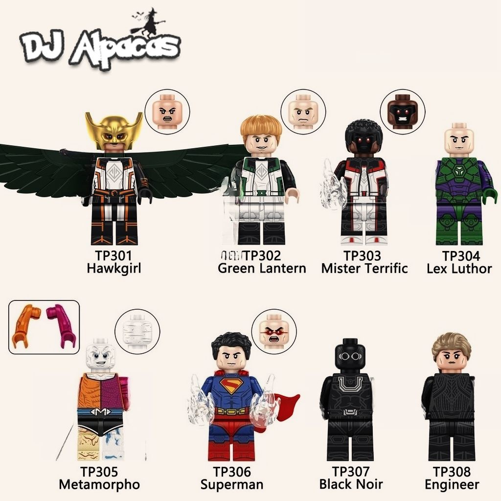 Blocos De Construção Figuras Brinquedo colecao de personagens TP301 TP305 TP306 TP304