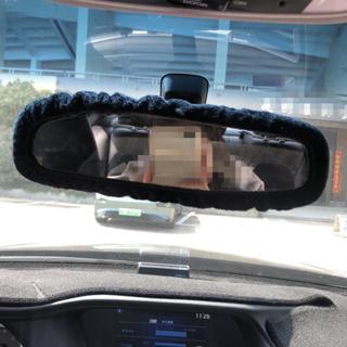 Criativo de pelúcia espelho retrovisor do carro capa protetora bonito personagem dos desenhos animados decoração feminin em Oferta na Shopee