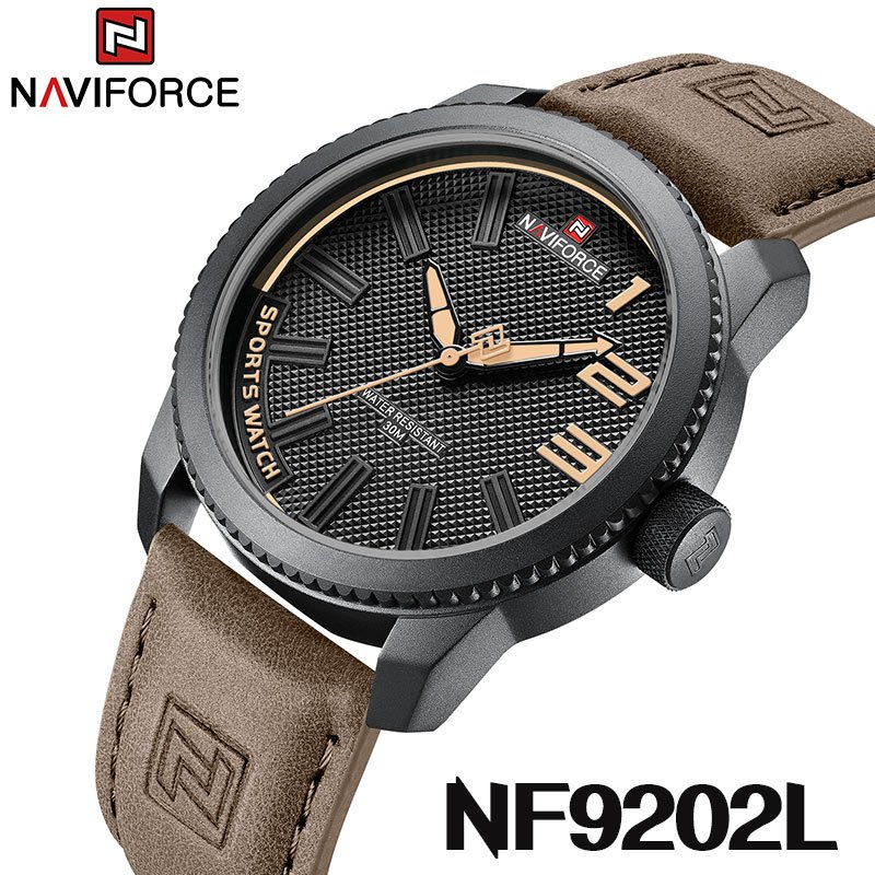 NAVIFORCE Relógio De Pulso Masculino Marca Superior Luxo À Prova Dwaterproof Água Homem Laranja Borracha Esporte Militar em Oferta na Shopee