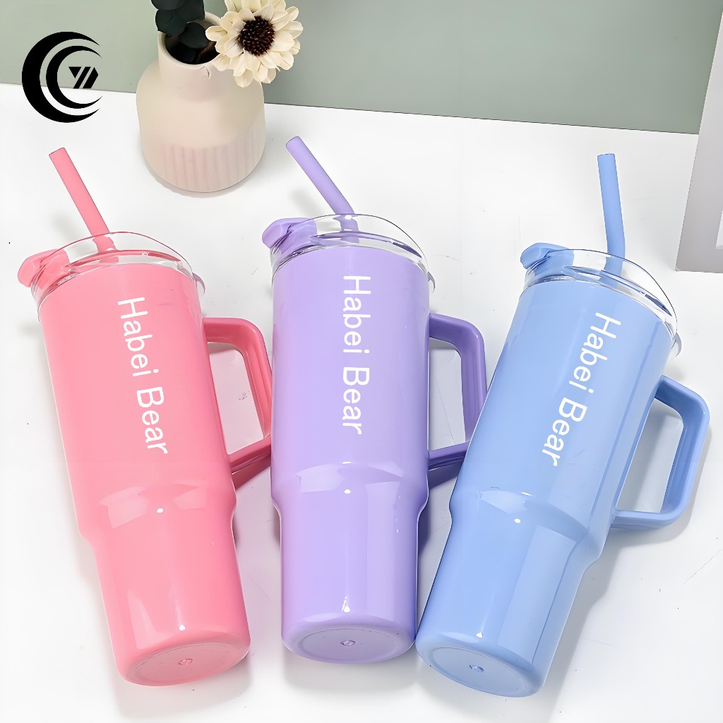 Kit 3 Garrafa Copo Tendência Agua Squeeze Com Adesivos Lembretes beber Agua