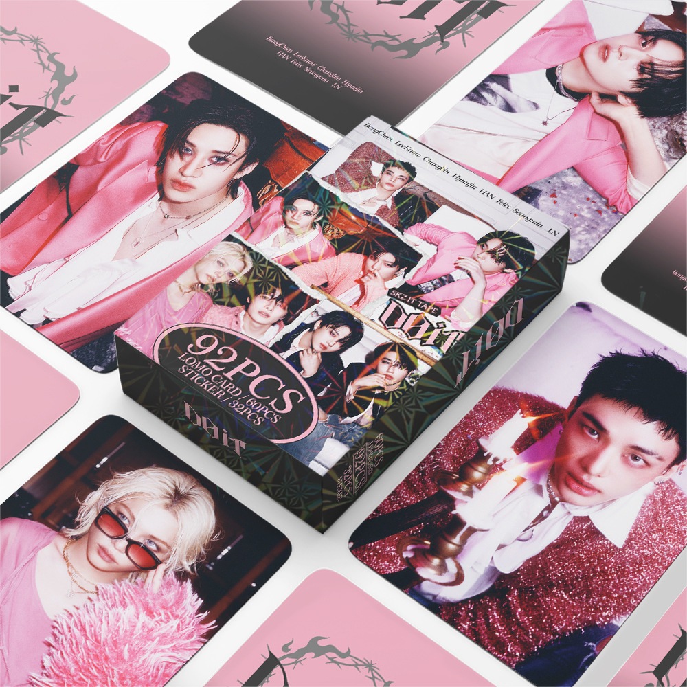 KPOP 55-92 Unidades/Caixa STRAYKIDS Photocards DO IT JJAM LOMO Cartão De Coleção