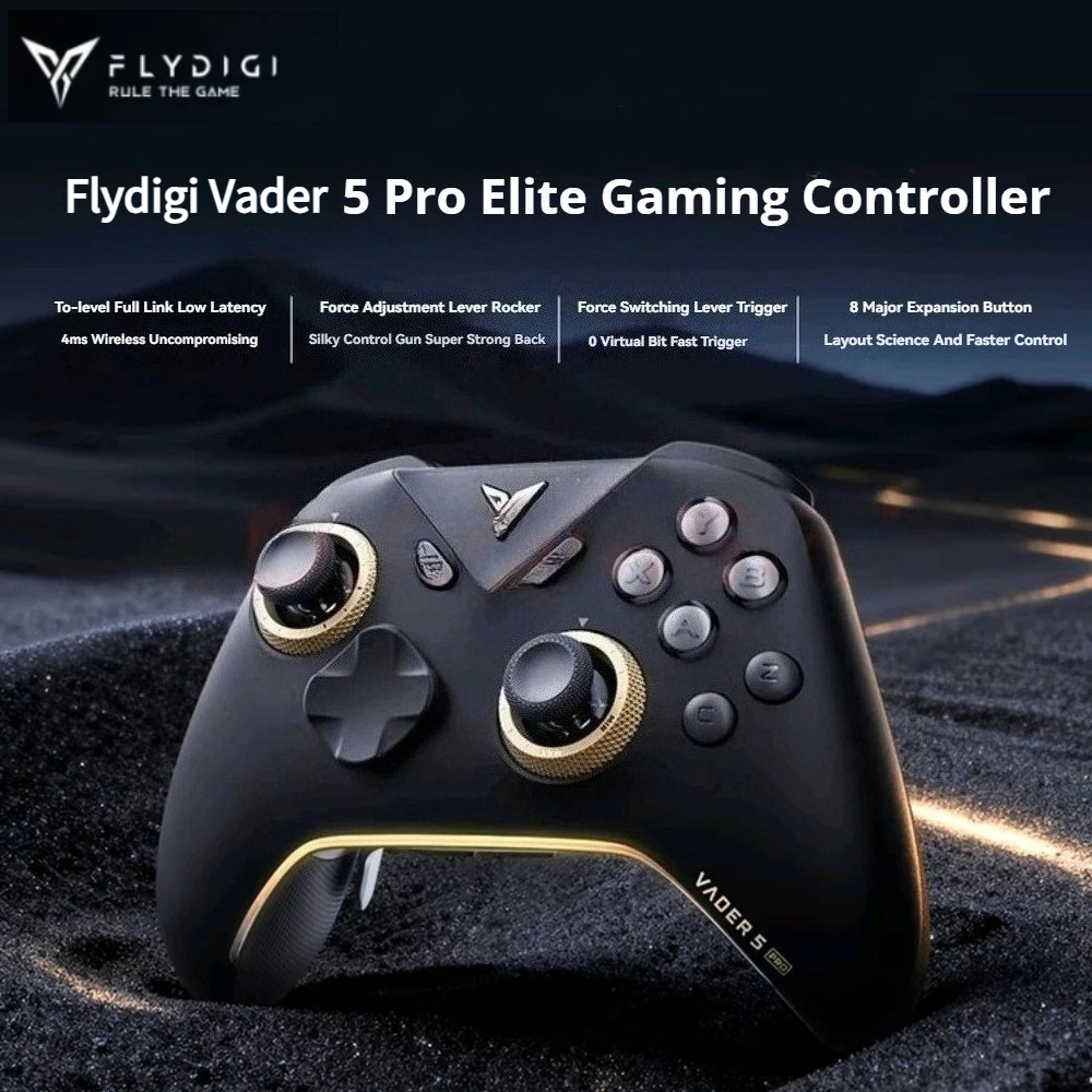 [Em Estoque] Flydigi Vader 5 Pro Controlador De Jogo Sem Fio Bluetooth Elite Gamepads Competitivos Para PC/switch1.2/Mob em Oferta na Shopee