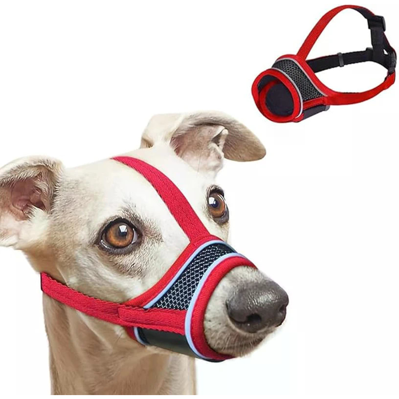 Focinho Para Cachorro , Respirável , Ajustável , Confortável , Animais De Estimação , Anti-Mastigação Mordida , Suprimen em Oferta na Shopee