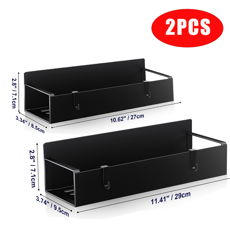 2x Rack Prateleira Organizador Magnético Cozinha Geladeira Máquina de Lavar Temperos