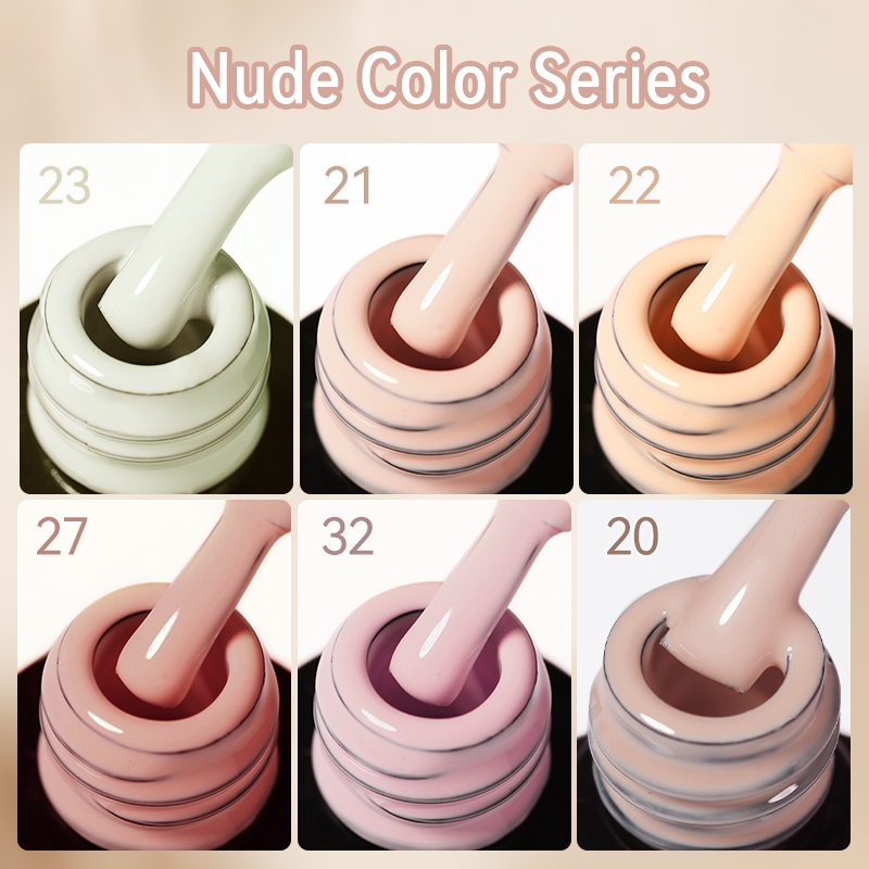 UR SUGAR - Esmalte em Gel Verniz UV Cores Nude para Arte de Unhas 7ML