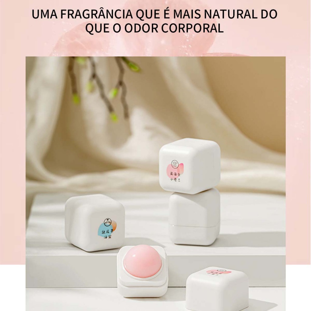 Perfume sólido com aroma leve em formato de cubo de açúcar unissex, fragrância suave, longa duração, portátil 1pc