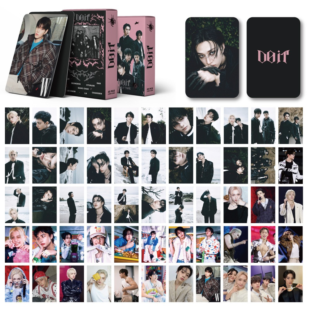 555pcs Stray Kids Album-STAR Leave Lomo Cards Cartões De Boas Festas Hyunjin Felix Minho I.N Han Bin Seungmin Bangchan STRAYKIDS Postais SX em Oferta na Shopee