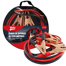 Chupeta de Bateria com Cobre Puro - Cabo Auxiliar 800A/1200A para Carro, Moto - 3/2.5m