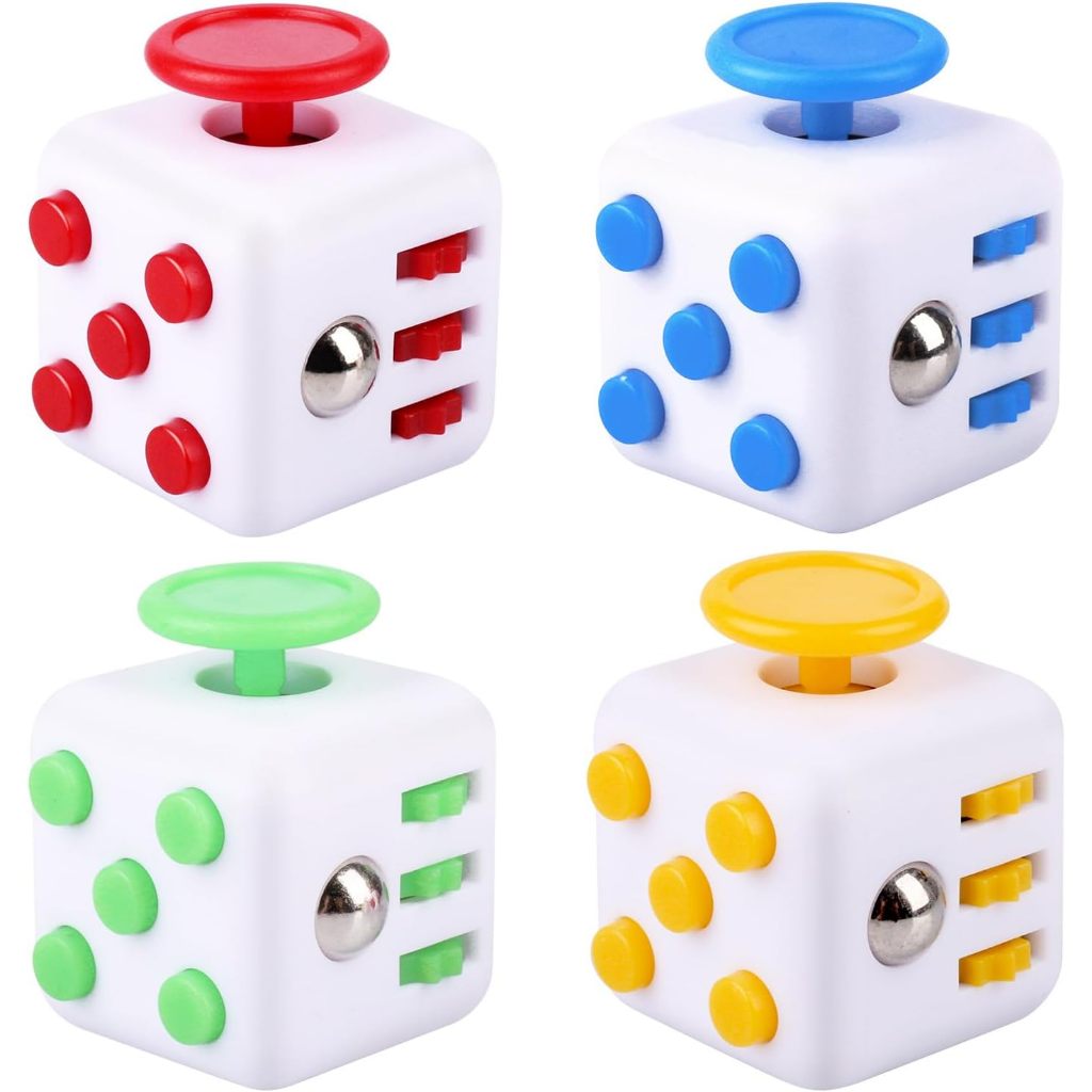 Cubo Infinito Anti-Stress 3.3cm - Brinquedo Terapêutico com Furos para Ansiedade e Foco