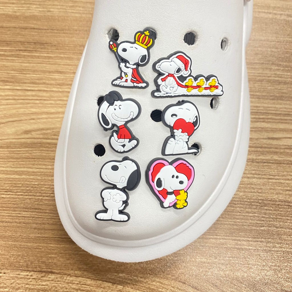 MEIDJ Encantos Para Sapatos 12 Cães Padrão Decorações Acessórios De PVC Com Botão