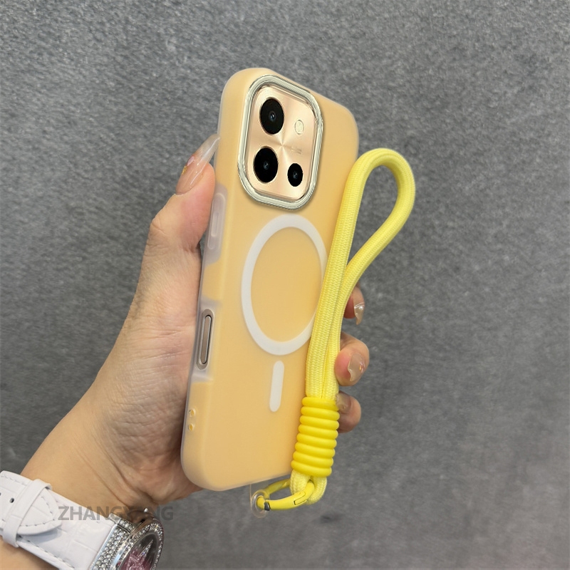 Capa Para Redmi 15C Silicone high-end Pele Sentir Caso De Telefone 2 Em 1 design Estético Com Função De Sucção Magnética — imagem 2 de 2