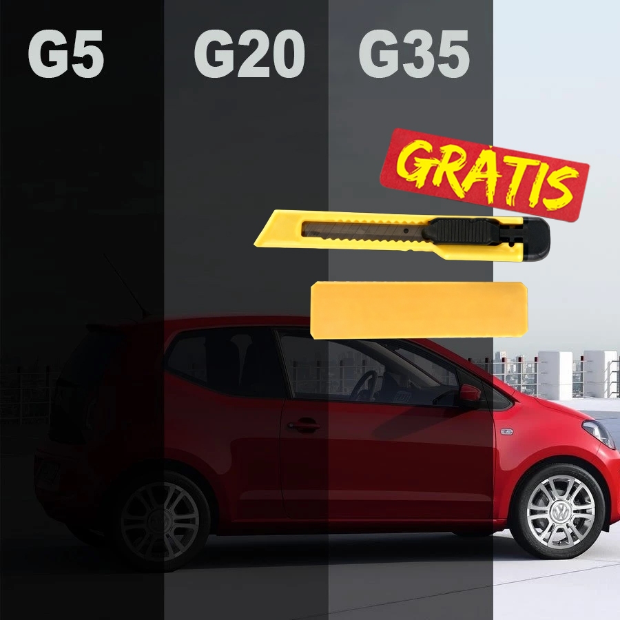Insulfilm Película fume Automotiva e Residencial para vidros Janela, Portas, blindex G5 em Oferta na Shopee
