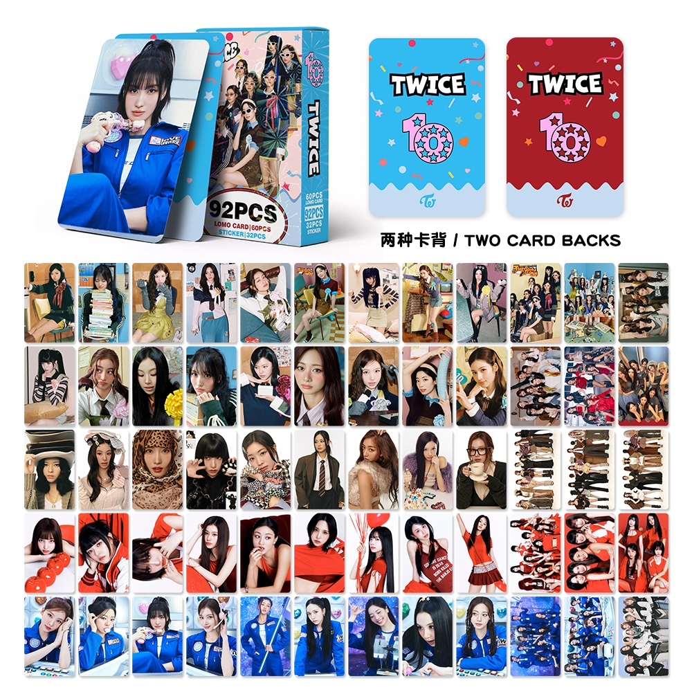 KPOP 92 Unidades/Caixa Duas Vezes Photocard Isto É Para # TWICE5 STRATEGY DIVE 13o Mini Com Você-O Álbum LOMO Cartões Po