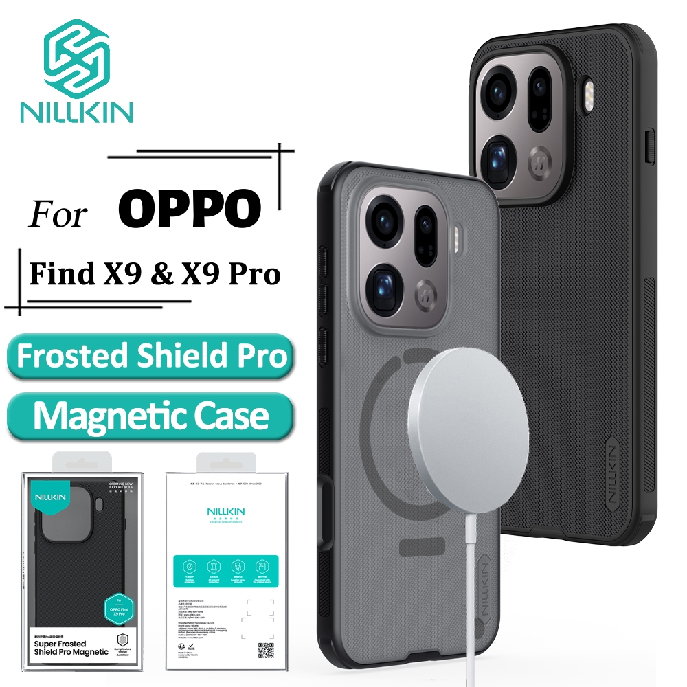 Nillkin Capa De Telefone Magnética Para OPPO Find X9 Pro X9 Ultrafina Fosca Anti Impressão Digital E Proteção Contra Que em Oferta na Shopee