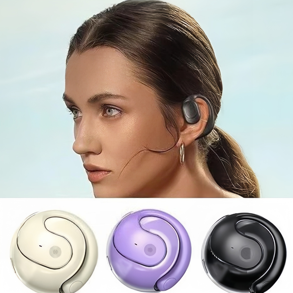 Bluetooth Sem fio Fone de ouvido Ergonômico TWS Suporte Orelha Pendurada Anti-queda TUDO
