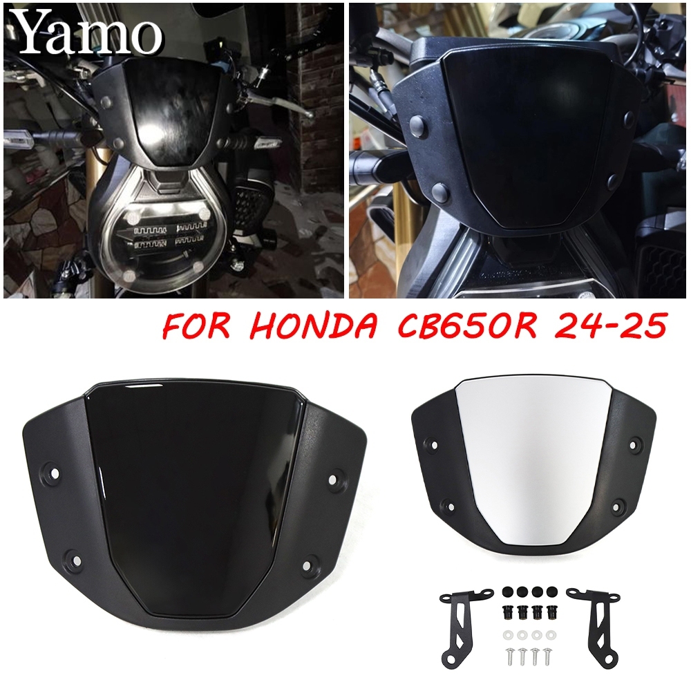 Para Honda CB650R CB 650R 2024-2026 Motocicleta Pára-Brisa Tela De Vento Frontal Acessórios Defletor