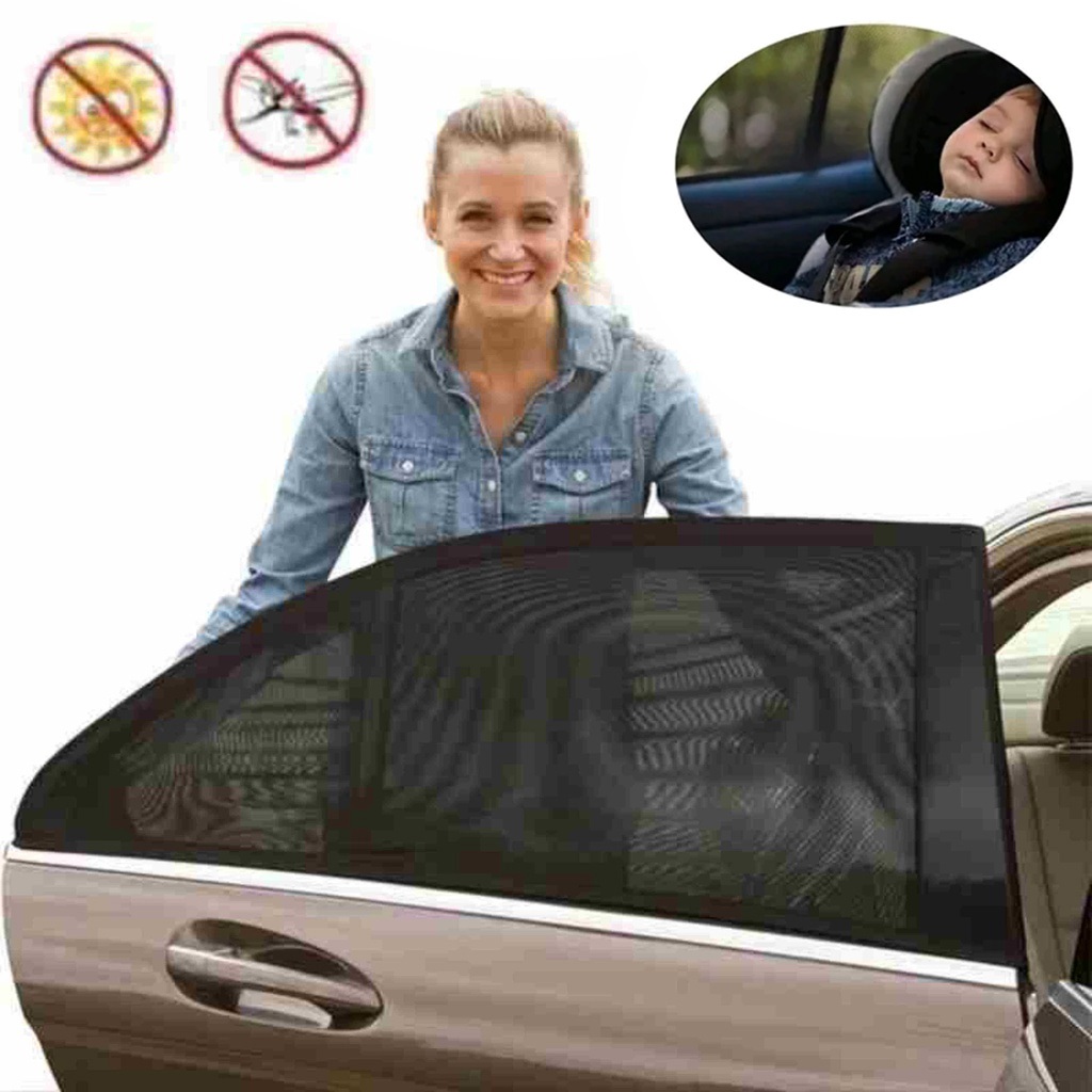 02 (Duas) Capas Cortina Proteção Solar Anti Vento Crianças Capa Janela Carro *Tapa Vento Protetor em Oferta na Shopee
