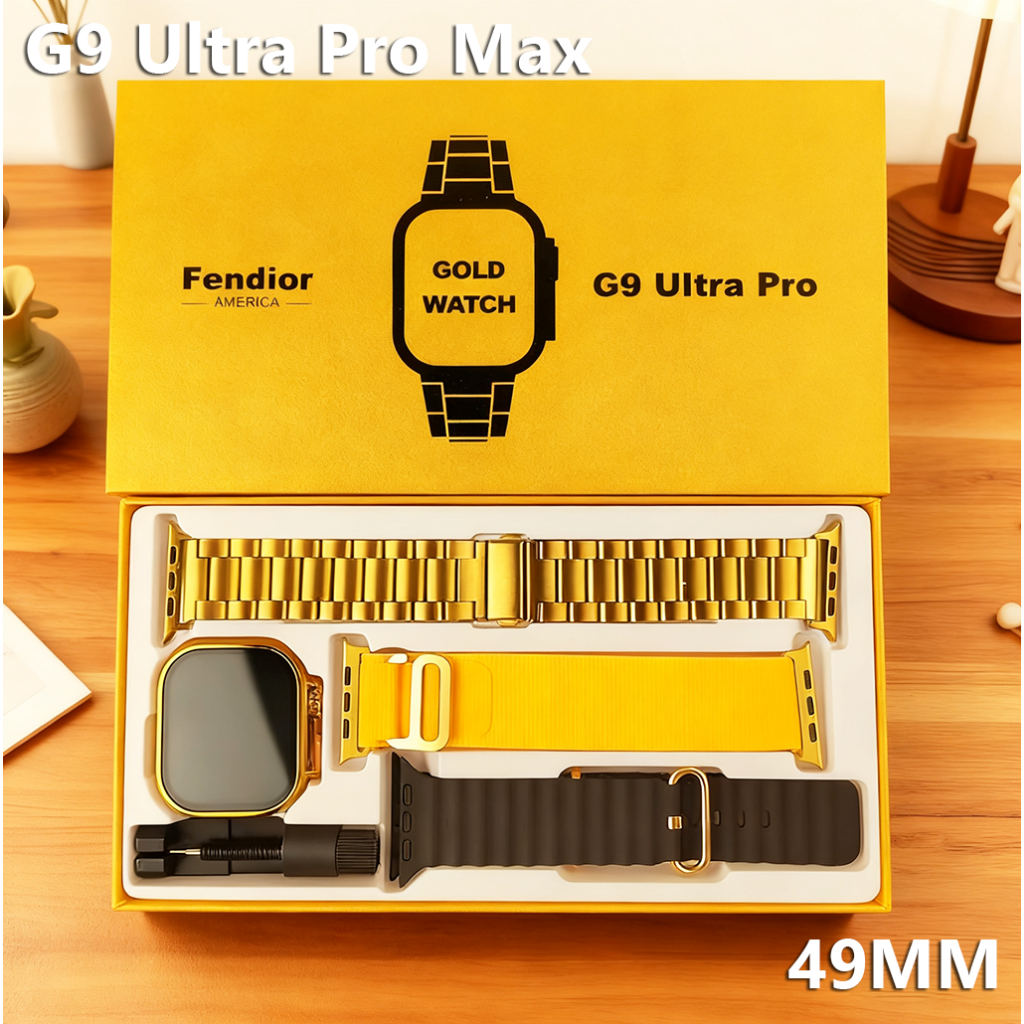 2026 G9 Ultra Pro Duro Relógio Inteligente Fio Smartwatch Chamada Bluetooth Para Mulheres E Homens Esportes