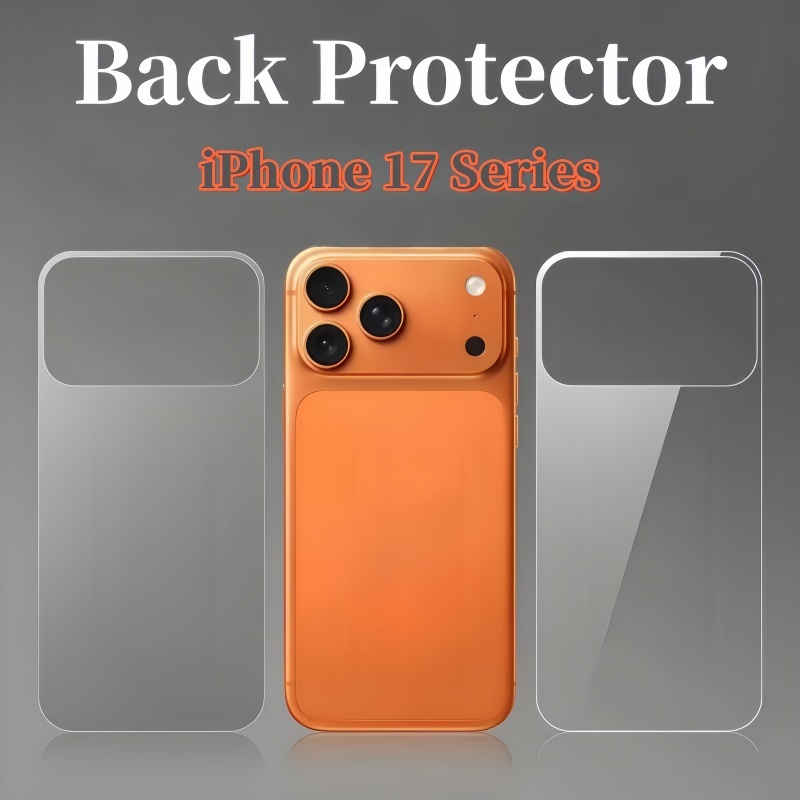 Protetor Traseiro Fosco + De Lente De Câmera Para iPhone 17 Pro Max/17 Air Soft PET Back Hydrogel Film Capa Completa Tel