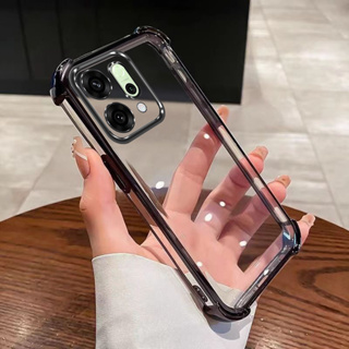 OPPO Reno 14 Pro 13 5G 14F reno14F 13F 5G Capa De Telefone Transparente Completa À Prova De Choque Macia Cantos Airbag C em Oferta na Shopee