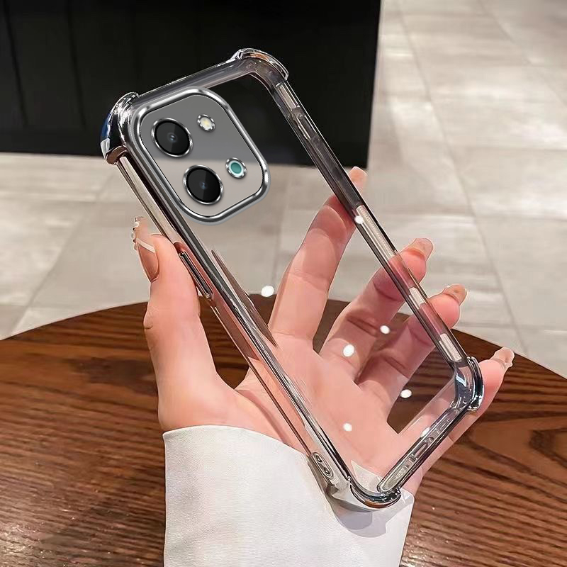 Detalhes do Xiaomi Redmi 15C POCO C85 Moldura Colorida Capa Transparente Para Telefone Proteção Anti-Queda Macia