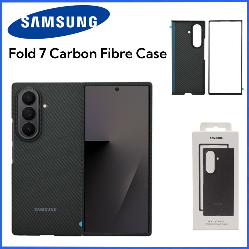 Capa De Fibra De Carbono Original Para Samsung Galaxy Z Fold7 , Fold 7 5G Kevlar