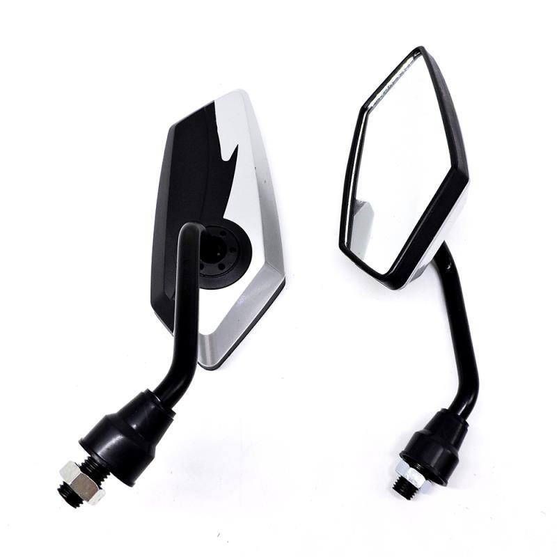 🛵Espelho Retrovisor Universal Para Motocicleta 10MM Lateral ✨ Ajuste A Maioria Das Motocicletas (Rosca De 10 Mm)