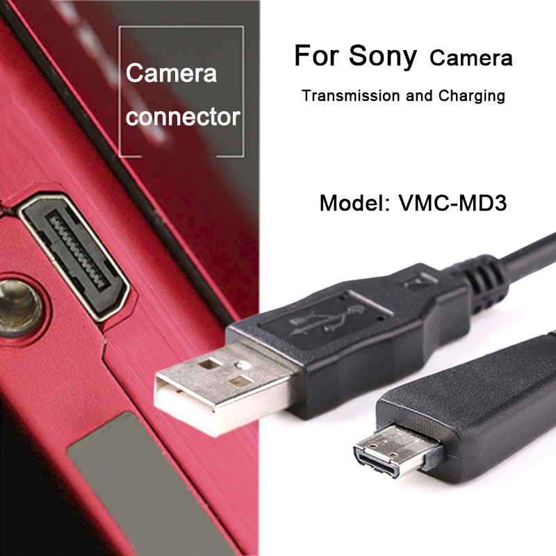 sony Cabo De Câmera USB Para DSC-T99 T110 HX100 HX100V HX100 HX7V WX5C WX7 WX9 TX5 TX7 WX30 Cyber-shot W320 W350