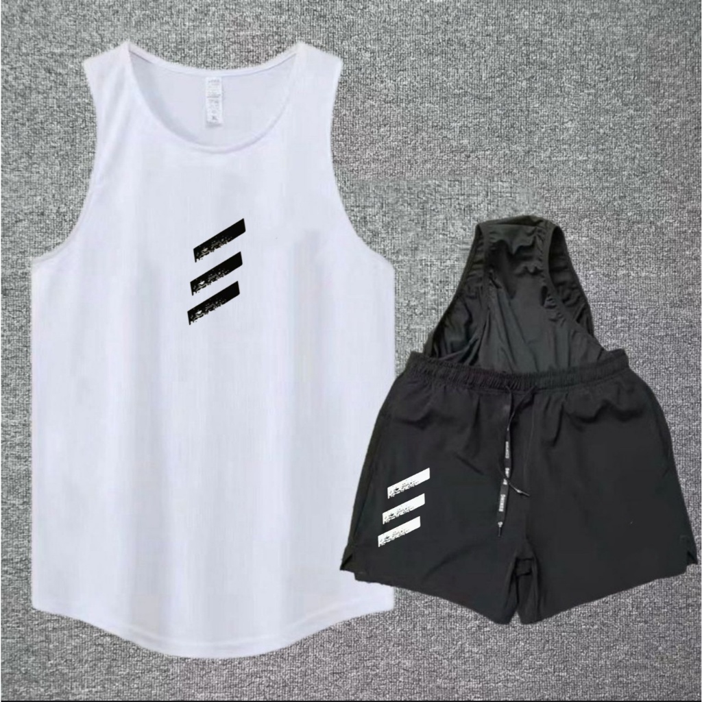 [Entrega 24 horas] Fato esportivo de treino e campo, secagem rápida, maratona, corrida, colete de malha com forro, calça