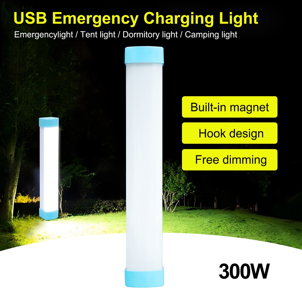 Luz De Emergência LED Recarregável Magnética 2400mAh , Lanterna Forte Portátil
