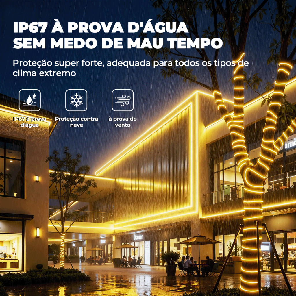 Fita de LED HiGooGoo 30M para Varal de Luz — foto 5