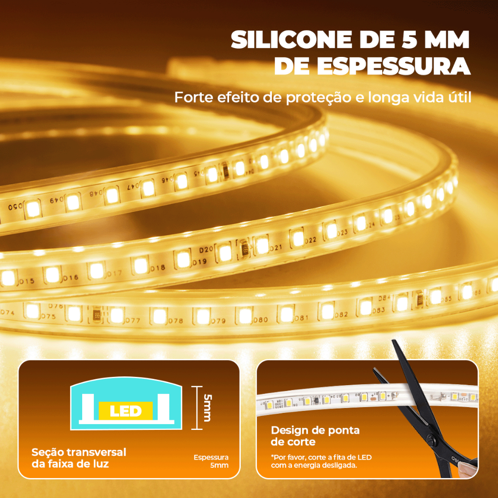 Fita de LED HiGooGoo 30M para Varal de Luz — foto 2