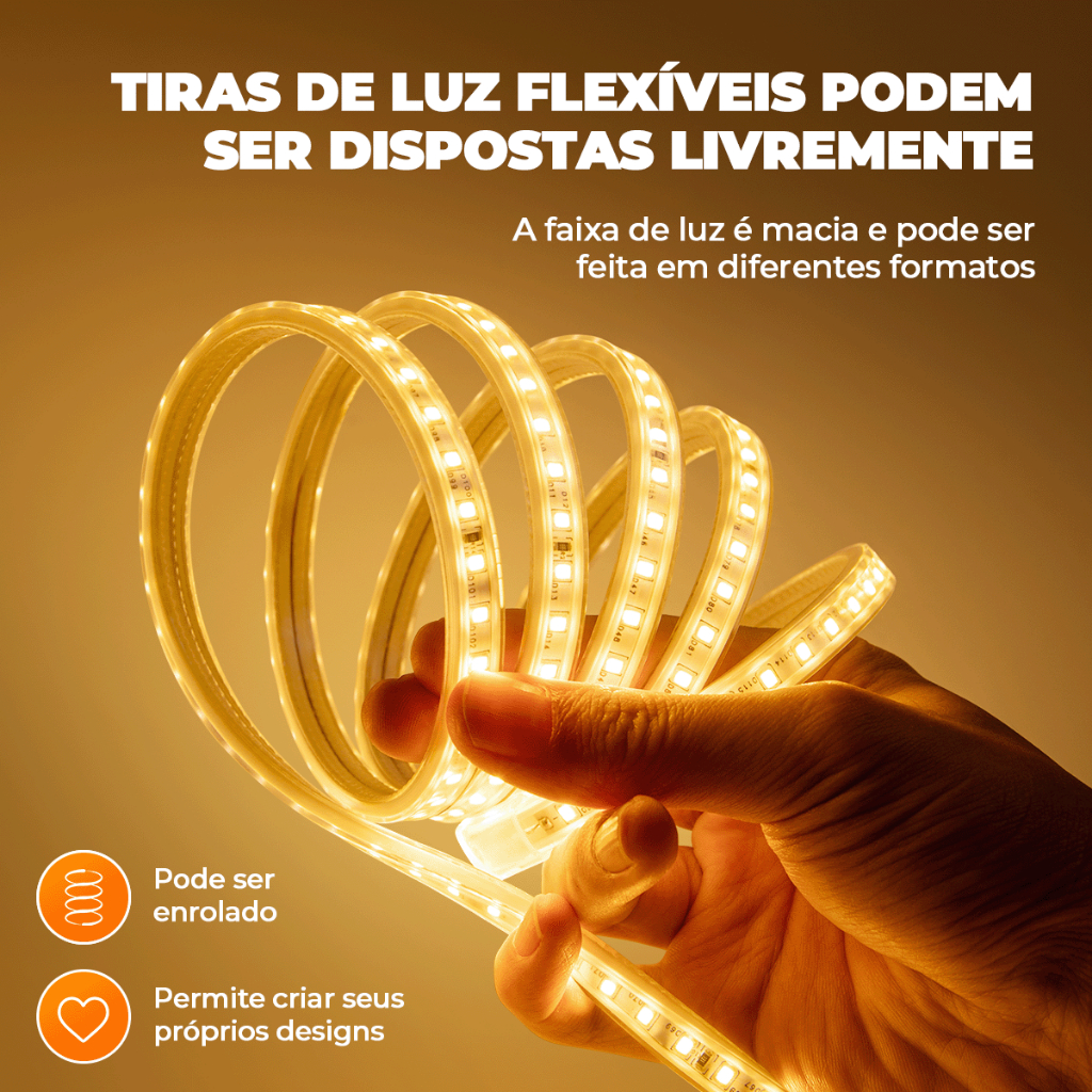 Fita de LED HiGooGoo 30M para Varal de Luz — foto 4