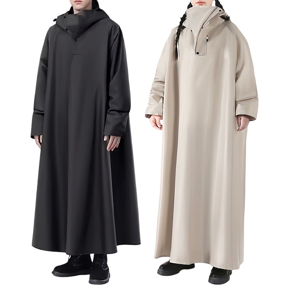 Capa de chuva manga poncho motocicleta longo corpo inteiro poncho à prova de chuva homens mulheres adultos em Oferta na Shopee