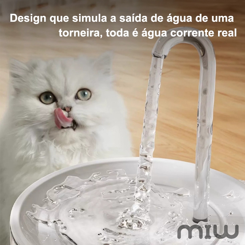 Fonte De Água Automática Para Cães E Gatos-Com Filtro Triplo em Oferta na Shopee