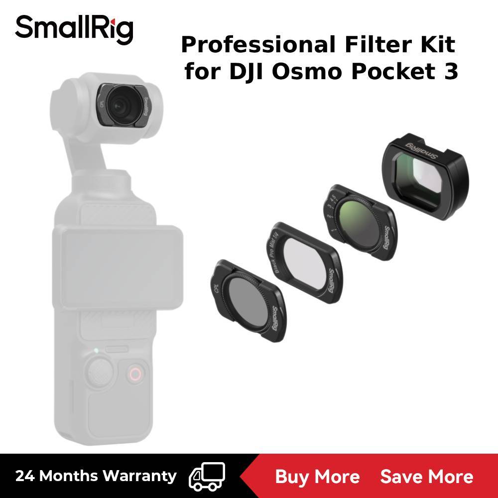 Kit De Filtro Profissional SmallRig Para DJI Osmo Pocket 3/4 # 5834