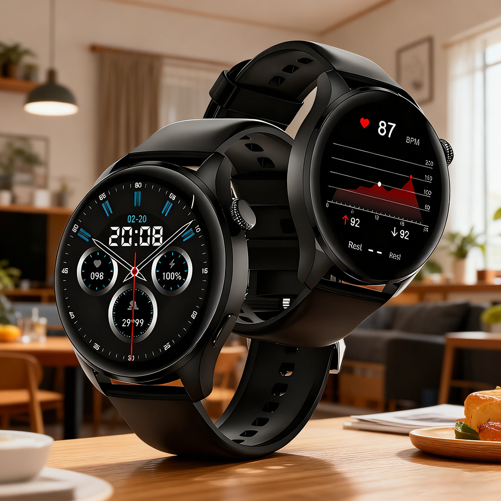 2026 Smartwatch TM05 Ultra Max Unissex-Suporta NFC , Chamadas Bluetooth , IP67 À Prova D'água